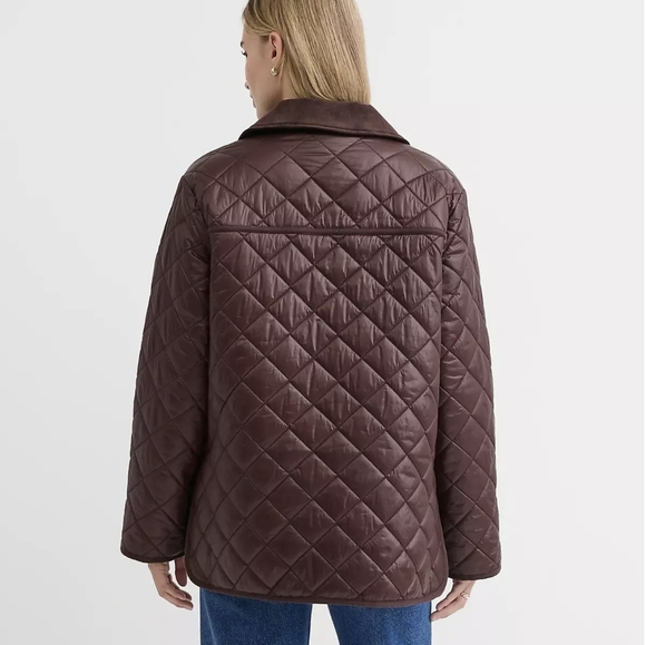 Loft Quilted Puffer Barn Jacket - Picture 3 of 13